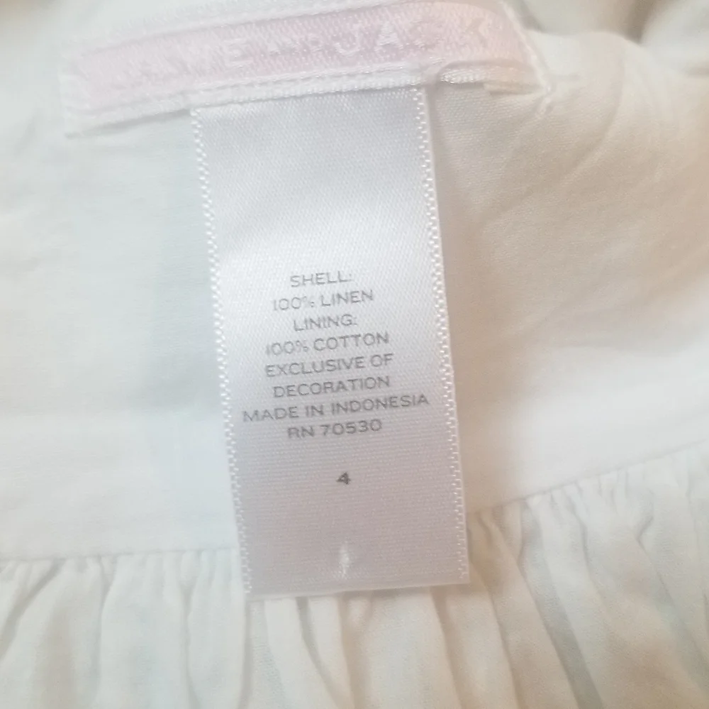 NWOT Janie and Jack Linen shirt size 4 - Picture 5 of 5